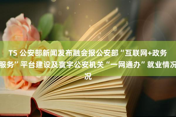 TS 公安部新闻发布融会报公安部“互联网+政务服务”平台建设及寰宇公安机关“一网通办”就业情况